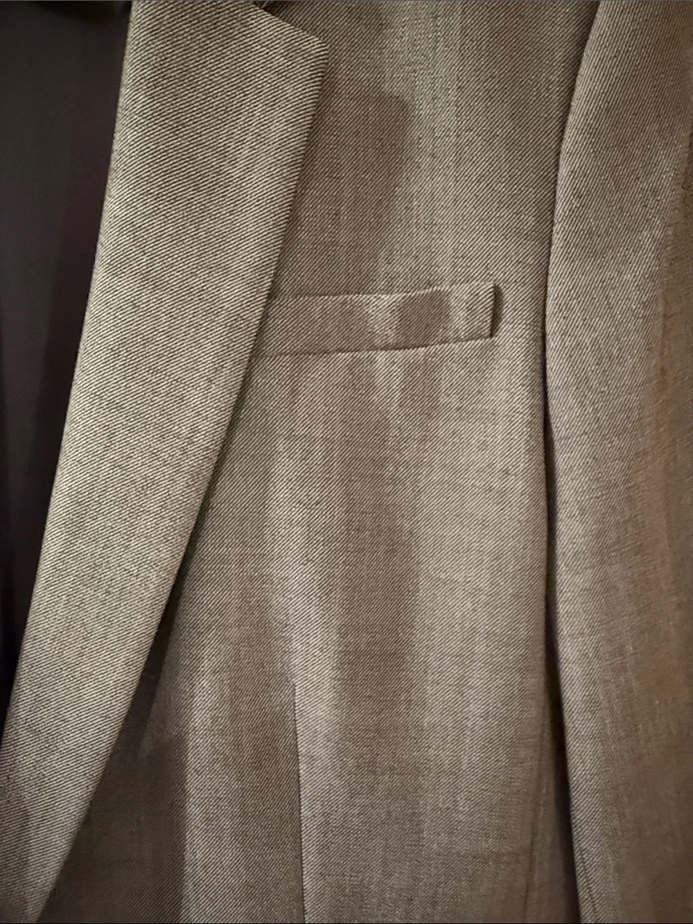 Banana Republic Women’s Gray Single-Button Tailored Blazer